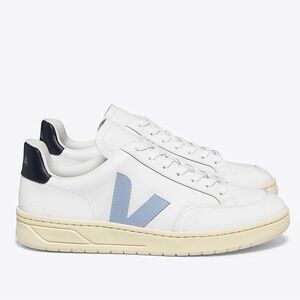 V-12 LEATHER WHITE STEEL NAUTICO Sneakers Size 40 US 8 - NEW IN BOX